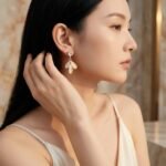 Kaeloria Heart Drop Earrings | 18K Gold Plated Stainless Steel | Premium CZ & Mother of Pearl | Anti-Tarnish | Elegant Statement Earrings