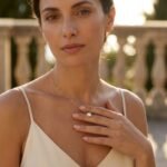 Kaeloria Round CZ Solitaire Pendant Necklace | 18K Yellow Gold Plated | Anti-Tarnish Minimal Necklace for Women