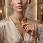 Kaeloria Dual Cut CZ Pendant Necklace | Pear & Princess Cut | 18K Gold Plated | Anti-Tarnish Minimal Necklace for Women