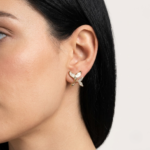 Kaeloria 18K Gold-Plated Butterfly Crystal Stud Earrings